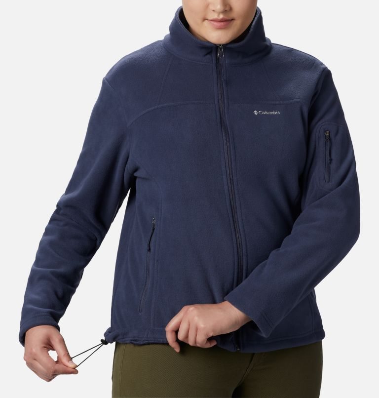 Women's Columbia Fast Trek II Jackets Navy | Plus Size CA-U68C4